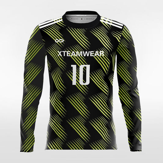 Retro Ⅱ - Customized Men's Sublimated Long Sleeve Soccer Jersey