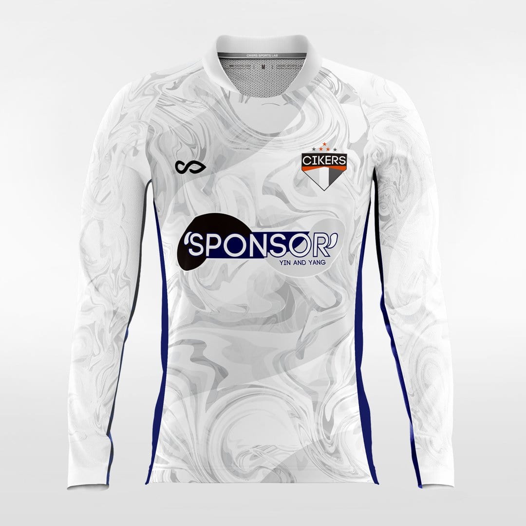 YIN AND YANG - Customized Men's Sublimated Long Sleeve Soccer Jersey