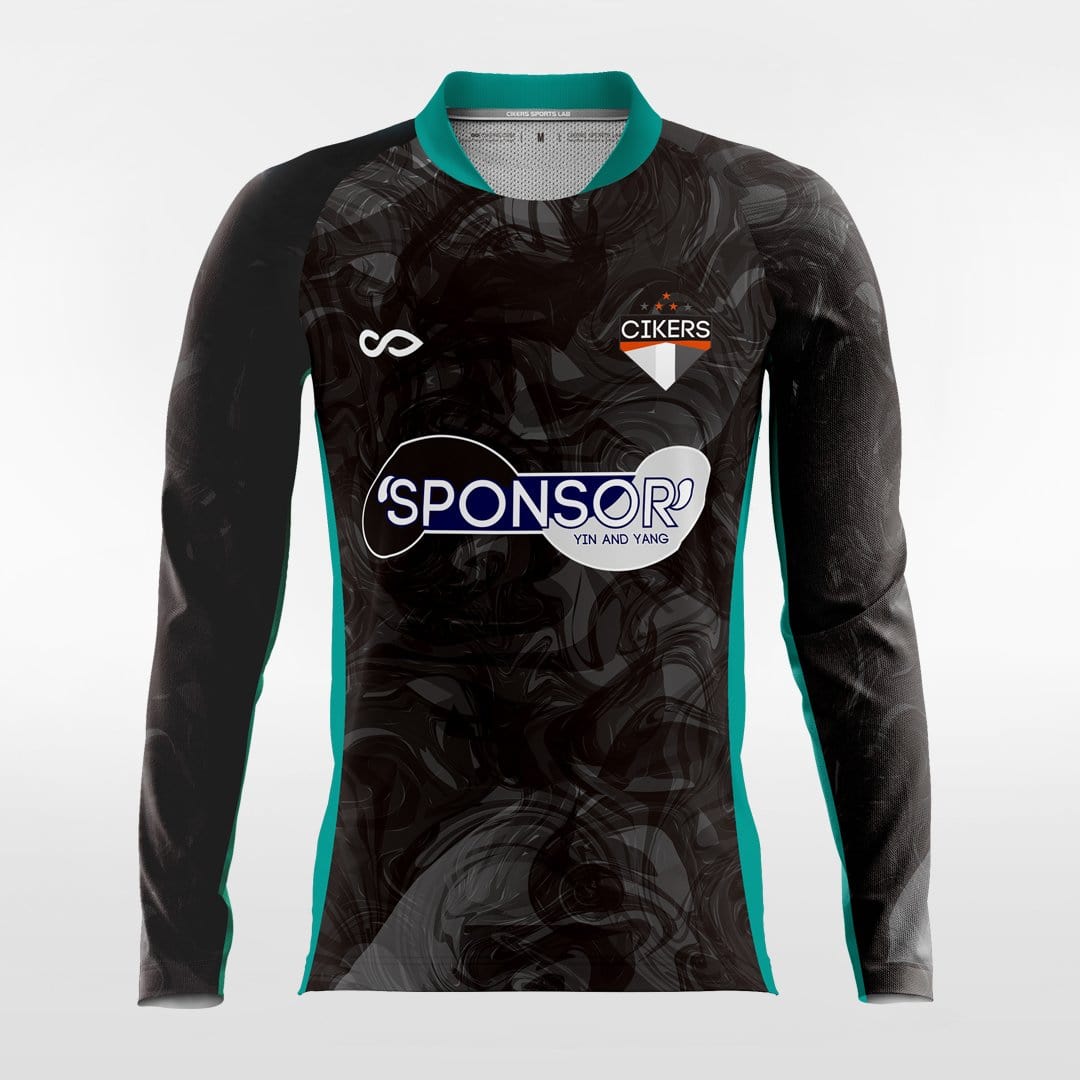 YIN AND YANG - Customized Men's Sublimated Long Sleeve Soccer Jersey