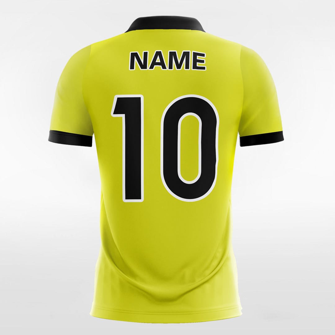 Yellow Sand - Customized Men's Sublimated Soccer Jersey