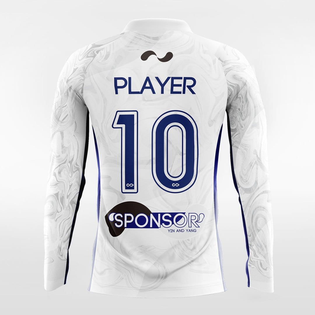 YIN AND YANG - Customized Men's Sublimated Long Sleeve Soccer Jersey