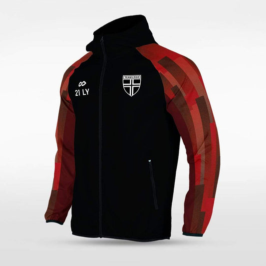 Embrace Urban Forest - Customized Men's Sublimated Full-Zip Waterproof