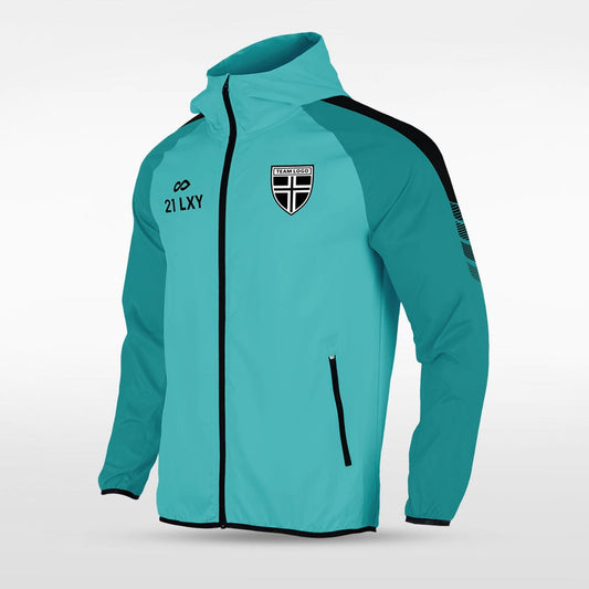 Embrace Wind Stopper - Customized Men's Sublimated Full-Zip Waterproof