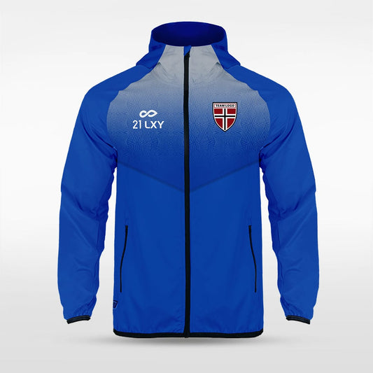 Historic Maya - Customized Men's Sublimated Full-Zip Waterproof