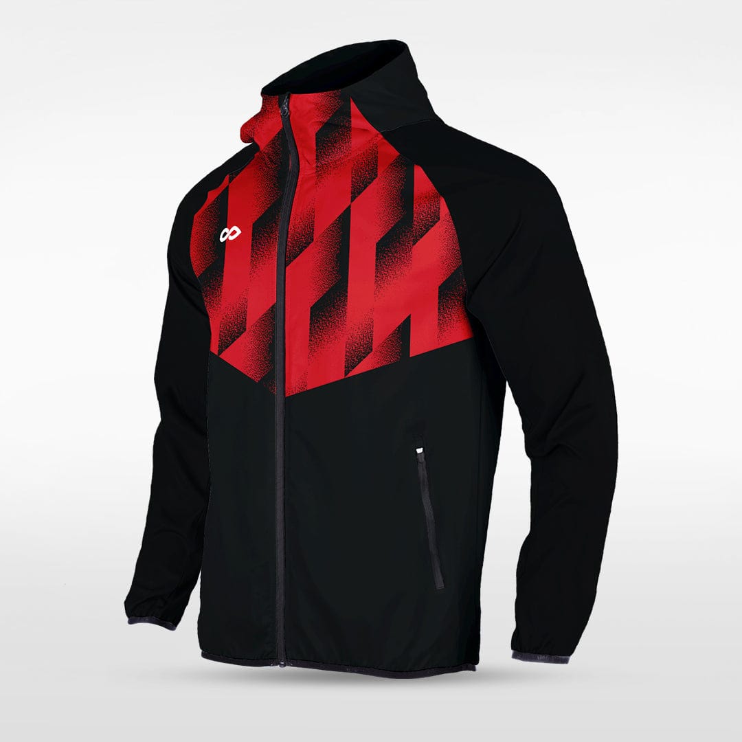 Embrace Geometry - Customized Men's Sublimated Full-Zip Waterproof