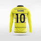 Lucifer Yellow - Customized Kids Sublimated Long Sleeve Soccer Jersey