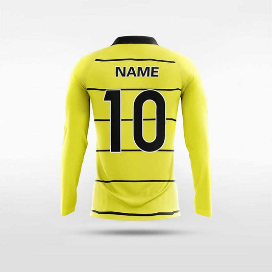 Lucifer Yellow - Customized Kids Sublimated Long Sleeve Soccer Jersey