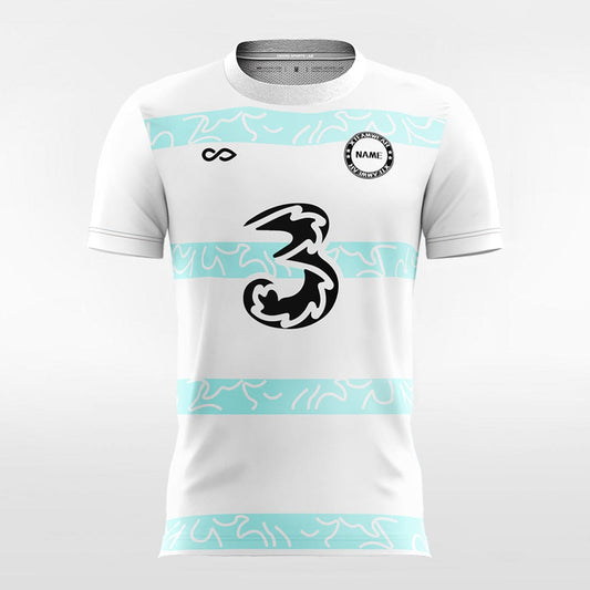 Sea Wave - Customized Men's Sublimated Soccer Jersey