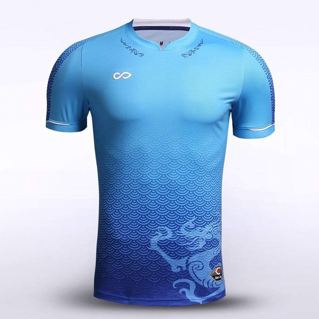 Azure Dragon - Customized Men's Soccer Jersey