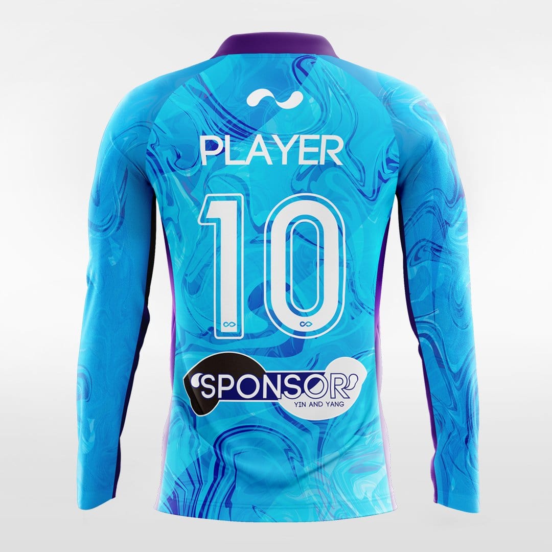 YIN AND YANG - Customized Men's Sublimated Long Sleeve Soccer Jersey