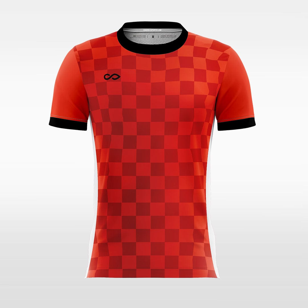 Checkerboard - Customized Men's Sublimated Soccer Jersey