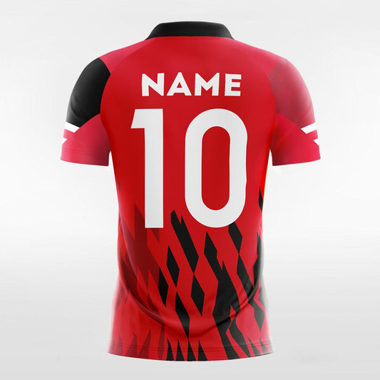 Pixel Fire - Customized Men's Sublimated Soccer Jersey