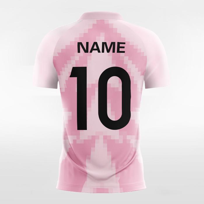 Pink soccer clearance jersey