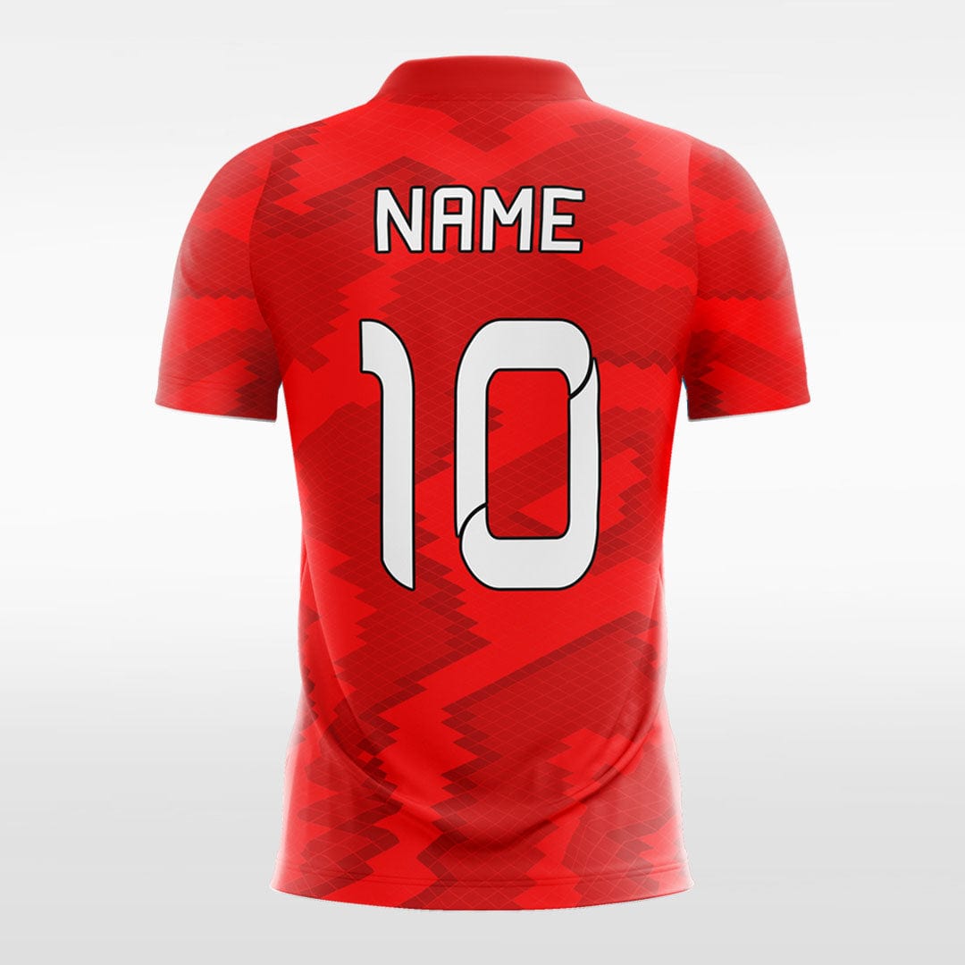 Mosaic Camouflage - Customized Men's Sublimated Soccer Jersey