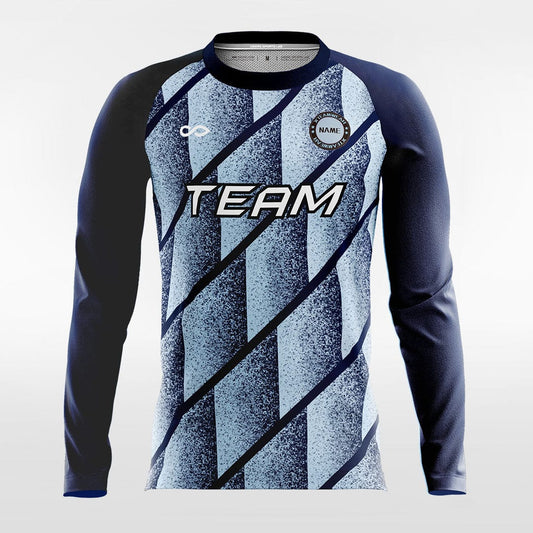 Roll Film - Customized Men's Sublimated Long Sleeve Soccer Jersey