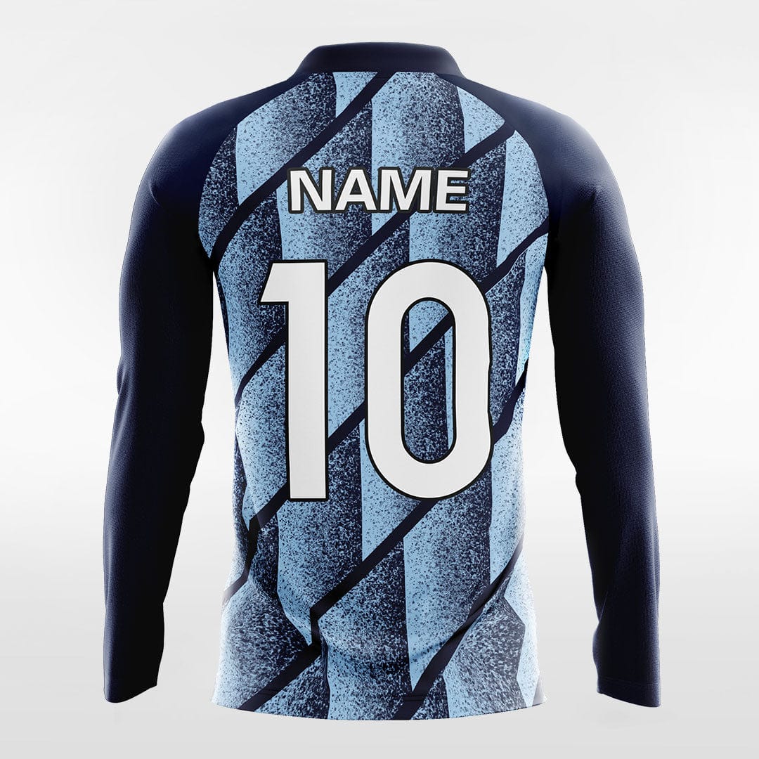 Roll Film - Customized Men's Sublimated Long Sleeve Soccer Jersey