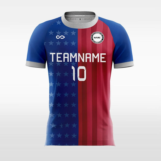 Double Faced 4 - Customized Men's Sublimated Soccer Jersey