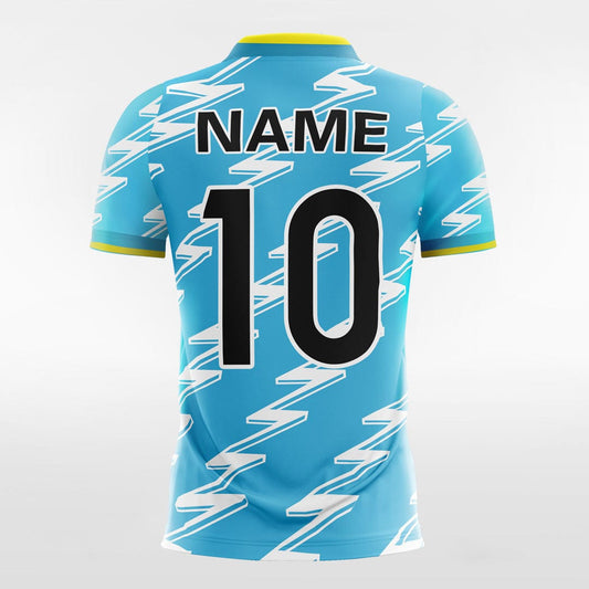 Water Ripple - Customized Men's Sublimated Soccer Jersey