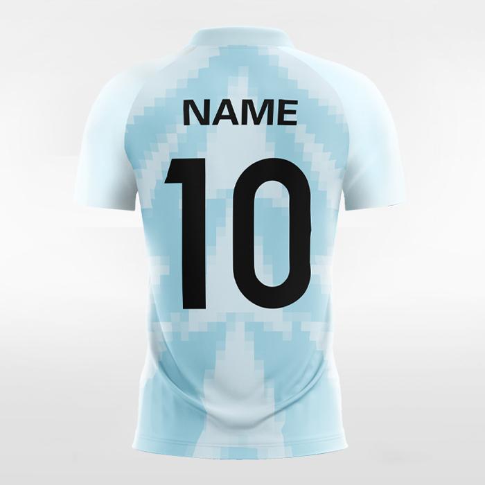 Blue Mosaic - Customized Men's Sublimated Soccer Jersey