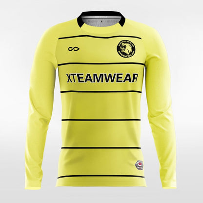 Lucifer Yellow - Customized Men's Sublimated Long Sleeve Soccer Jersey