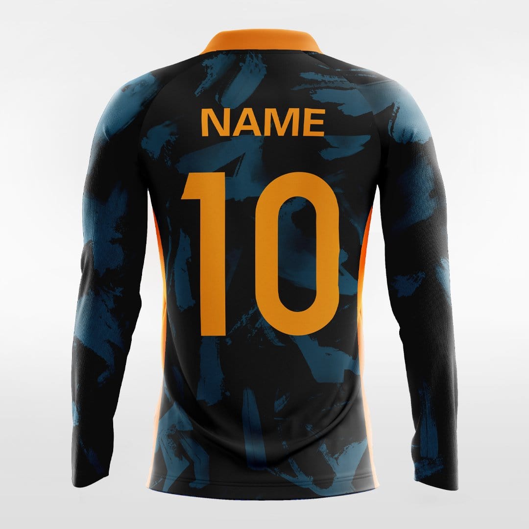 Ink - Customized Men's Sublimated Long Sleeve Soccer Jersey